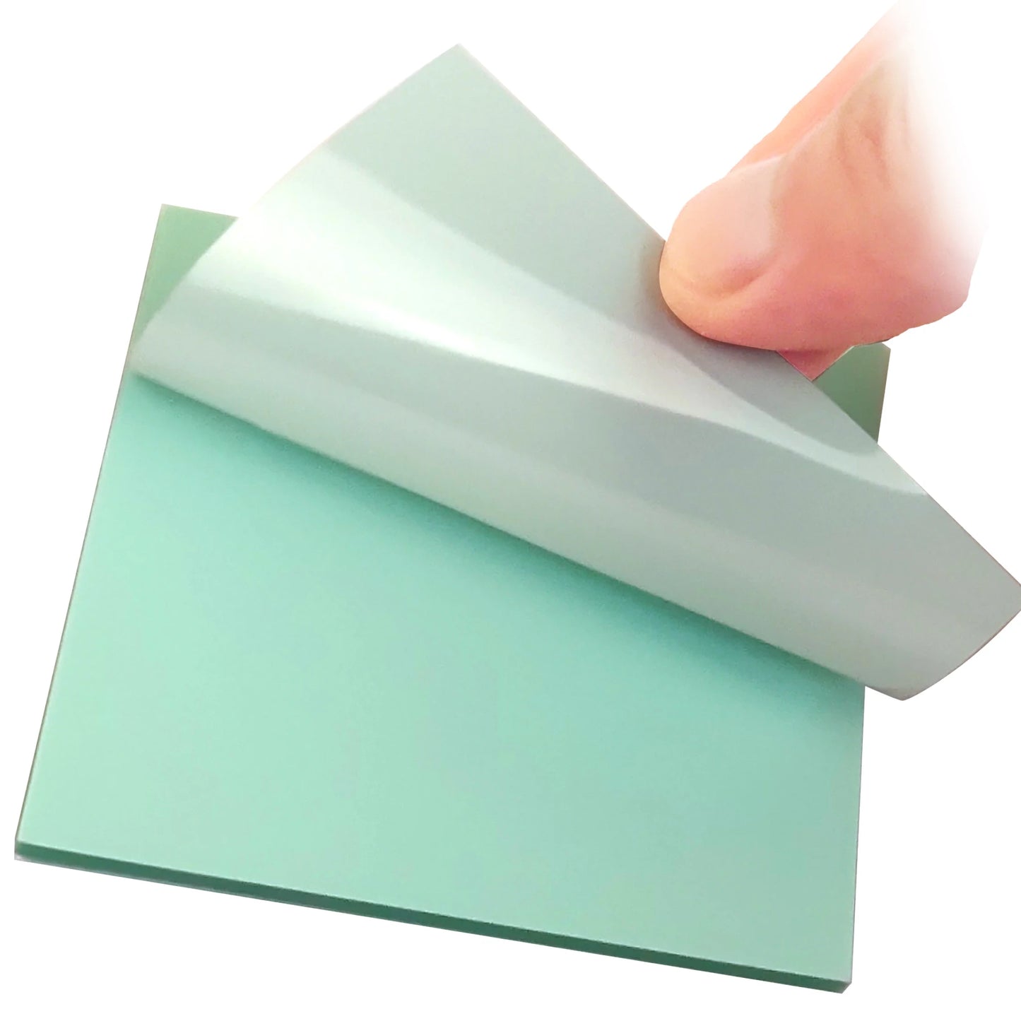 50 Sheets Creative Transparent PET Waterproof Sticky Notes Notepads - School Stationery & Office Supplies