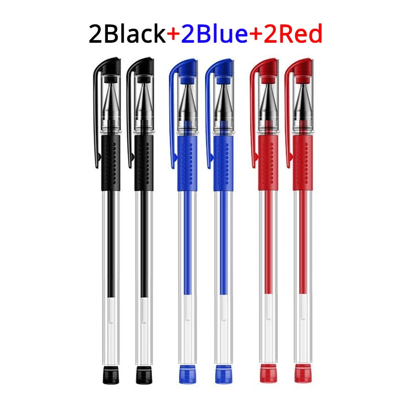 Clearance_Gel Pen Set Black Blue Ballpoint 0.5 mm Refills Cute School & office writing pens supplies Kawaii Korean Stationery_Co